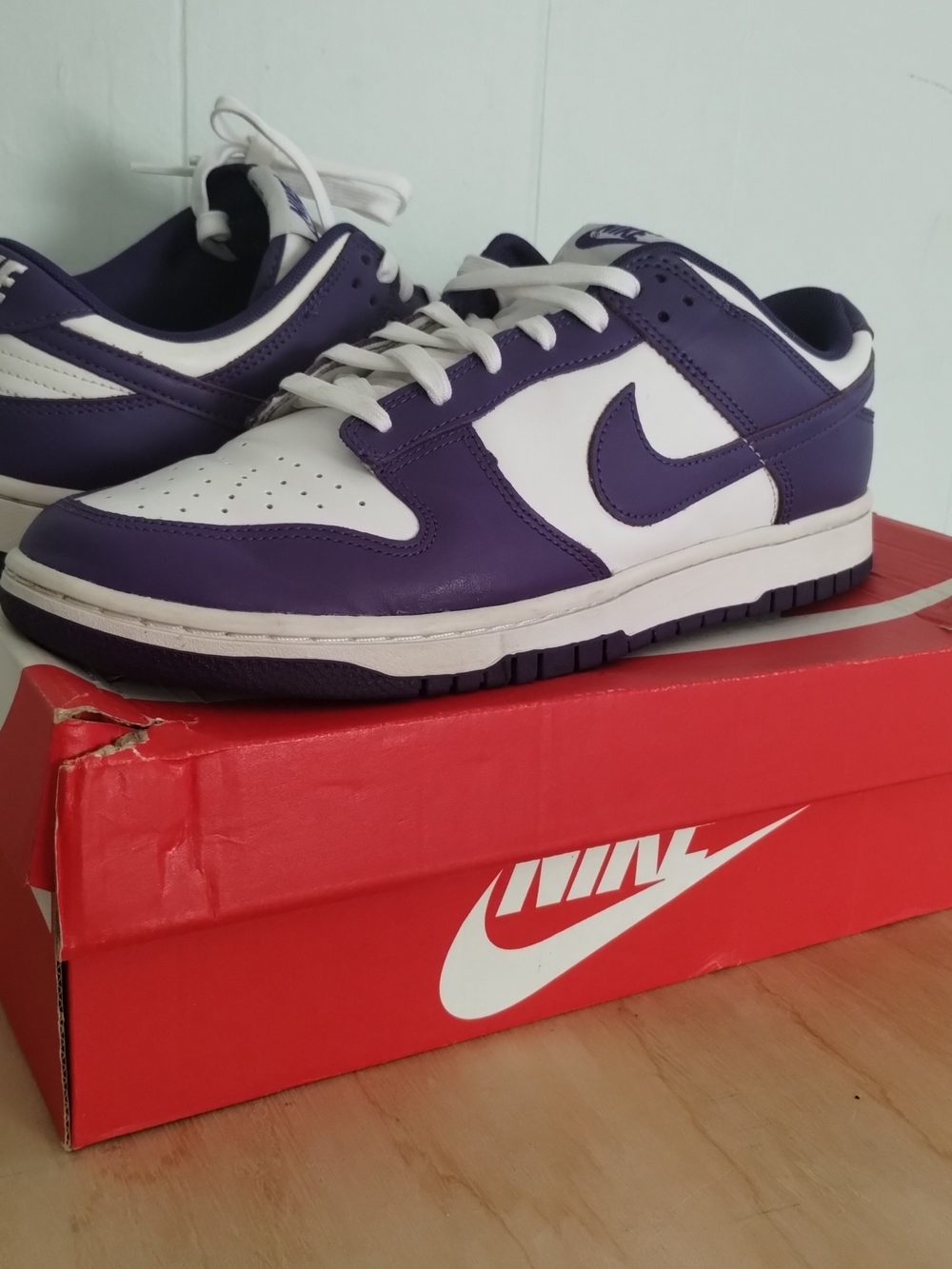 Nike Men's Dunk Low Court Purple Simple Casual Dunks